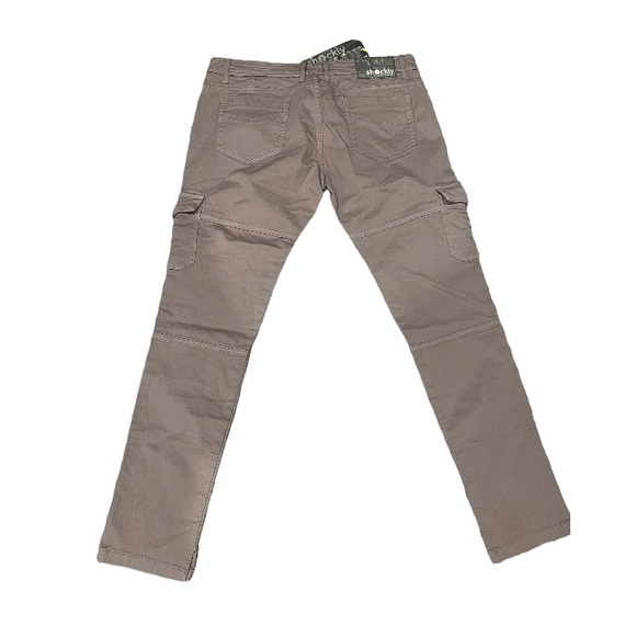 NWT Shockly Mens Khaki chino style ankle pants - Picture 3 of 12